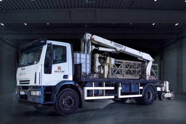 Iveco Berger Gigant Hídvizsgáló gép, Kifü-Kar Zrt., Hídmosás
